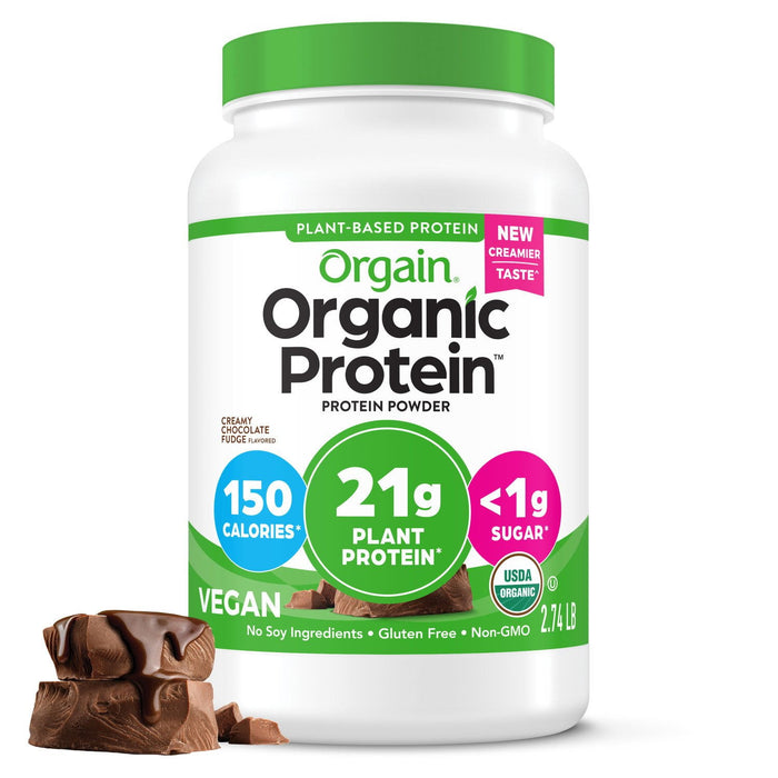 Orgain Organic Vegan Protein Powder, (Choose Flavor)