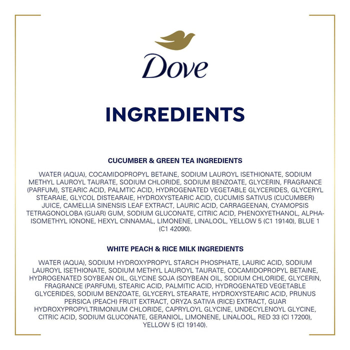 Dove Refresh & Rebalance Body Wash, 2 pk.