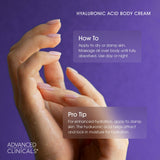 Hydrating Cream Kenya-Advanced Clinicals Hyaluronic Acid Body Cream