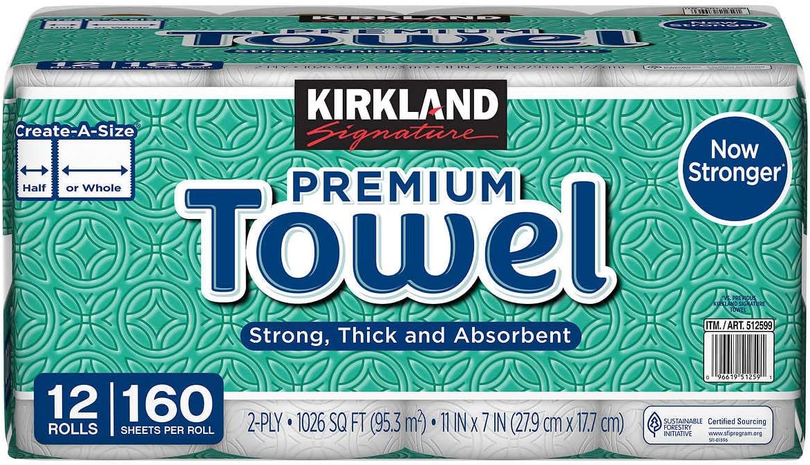 Kirkland Multipurpose Kitchen Paper Towels,  2-Ply