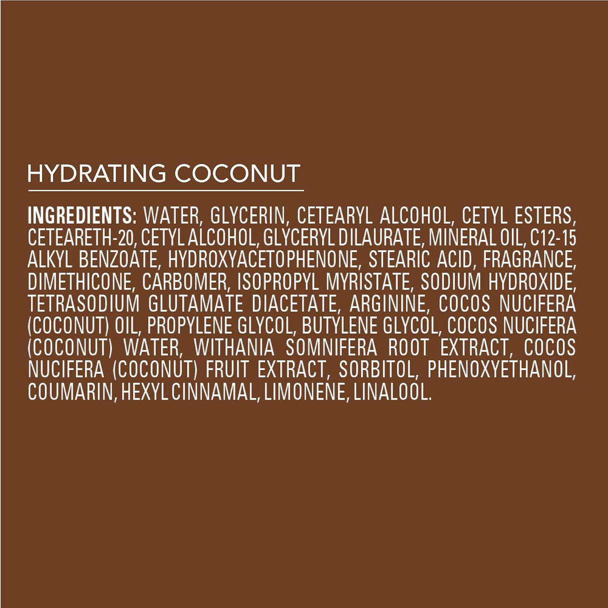 Jergens Hydrating Coconut Body Lotion (496ml)