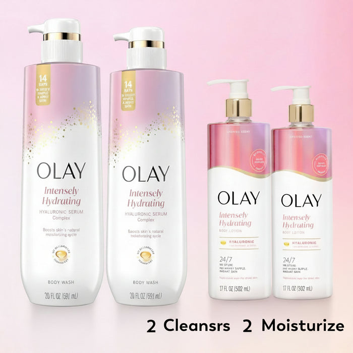 Olay hyaluronic body lotion (4pk)