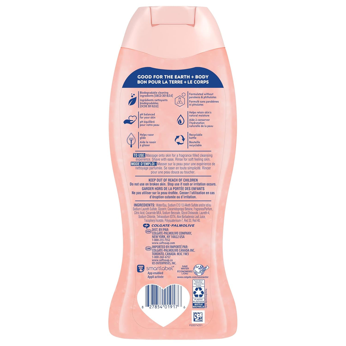 Shave Gel and Body Wash - SoftSoap Shave Gel and Body Wash 2 in 1 Strawberry