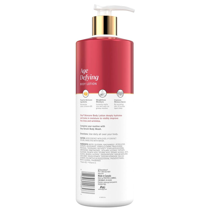 Olay Age Defying & Hydrating with Niacinamide Hand and Body Lotion