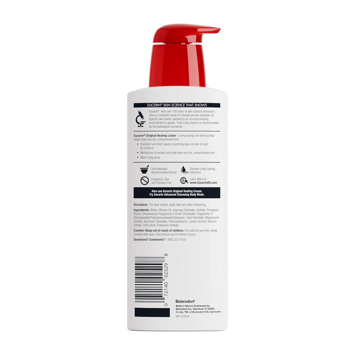 Eucerin Original Healing Rich Body Lotion for Extremely Dry.