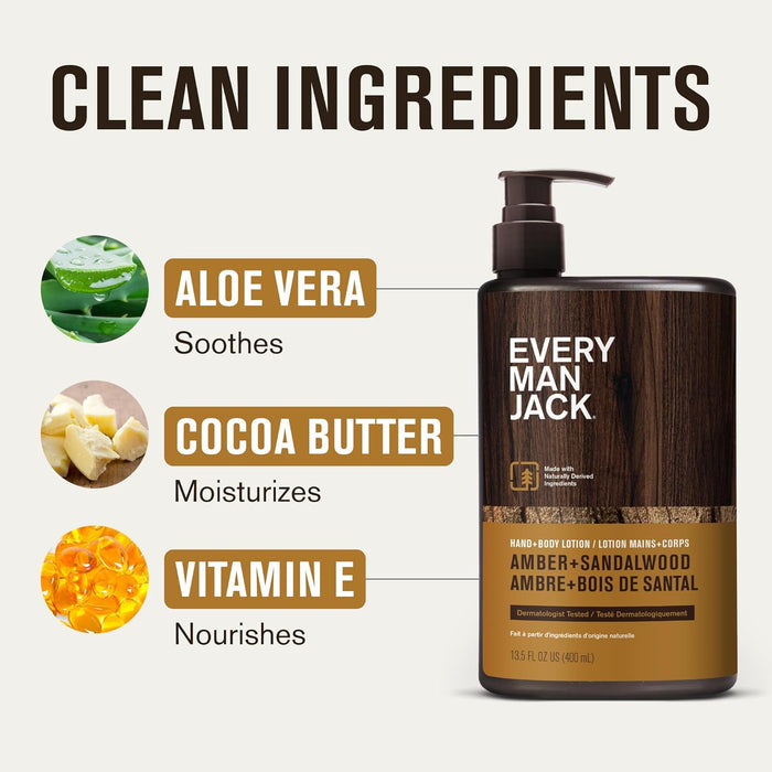 Every Man Jack Mens Lotion for All Skin Types