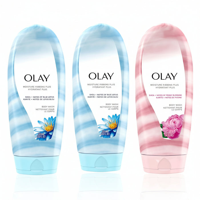 Olay  Moisture Ribbons Plus Body wash (3 Pack)