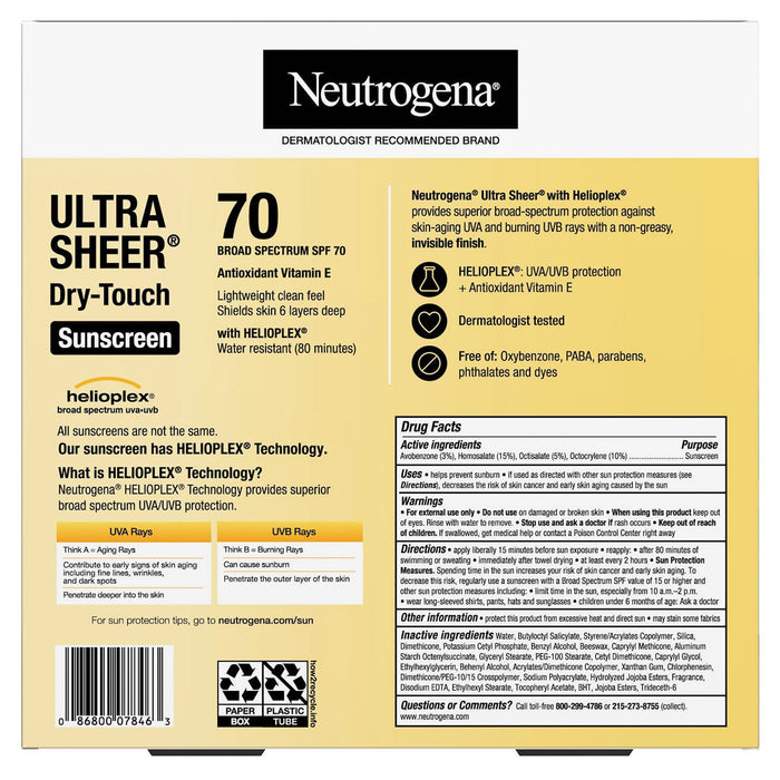 Neutrogena Clear Face Sunscreen,(Choose spf)