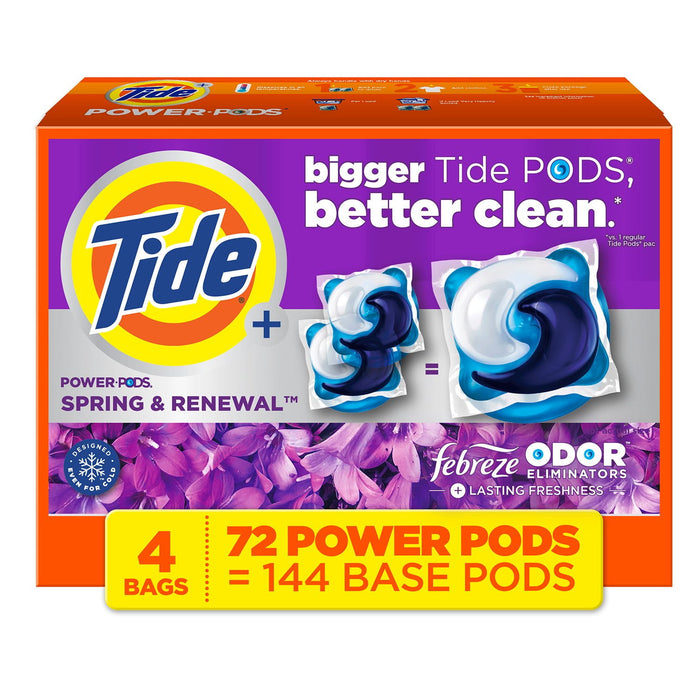 Tide Pods With Febreeze Odor Eliminator Detergent