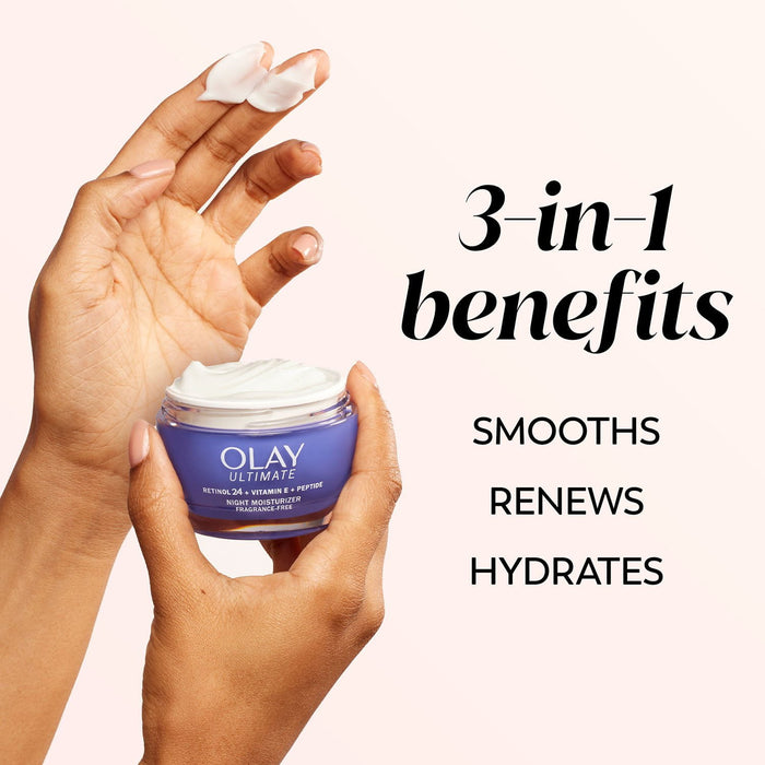 Olay Ultimate Night Moisturizer, 2 pk.
