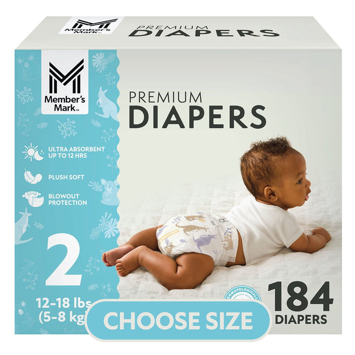 Member's Mark Premium Baby Diapers, All sizes