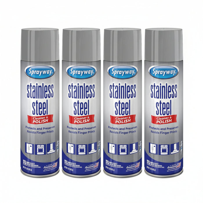 Sprayway Stainless Steel Cleaner and Polisher.