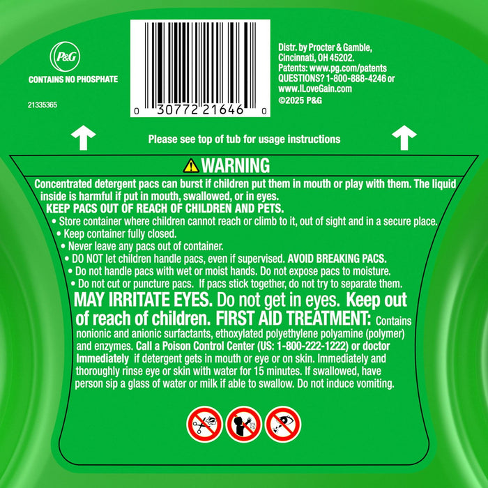 Gain Flings Tango Twist Laundry Detergent Pacs 108 ct.