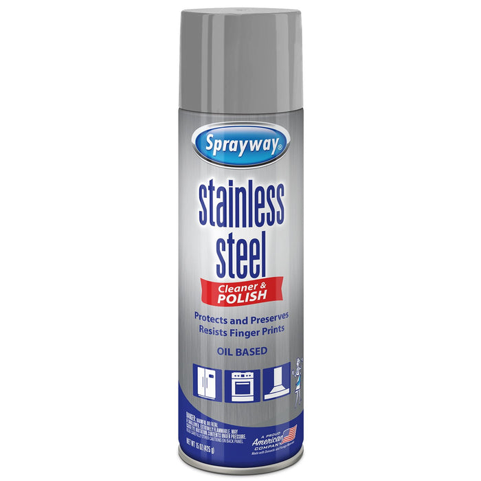 Sprayway Stainless Steel Cleaner and Polisher.