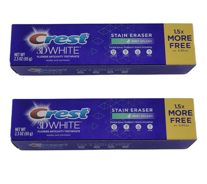 Crest 3D White Vivid Mint Ultra Whitening Toothpaste 5 pk.