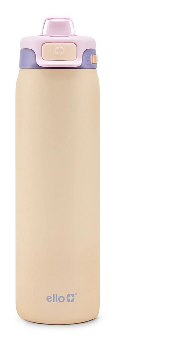 Ello Stainless Steel Water Bottle with Straw With Handle