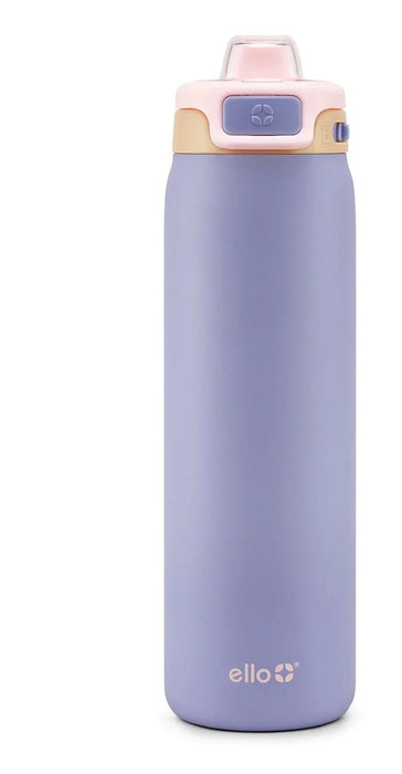 Ello Stainless Steel Water Bottle with Straw With Handle