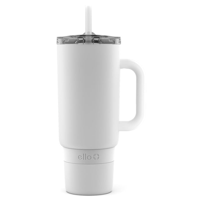 Ello Port Cup, Vacuum Insulated Stainless Steel , Travel Mug with Leak Proof Lid & Straw