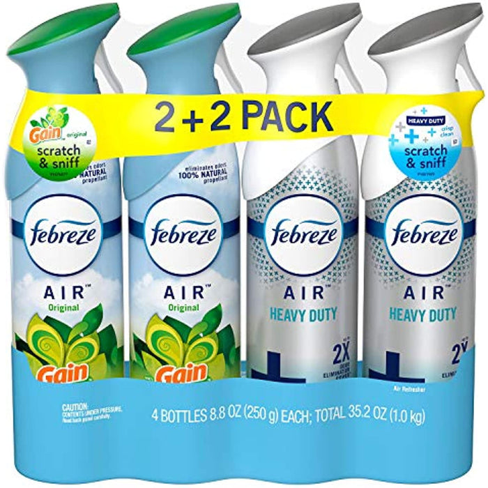 Febreze Air Effects Air Freshener Spray, 4 pk