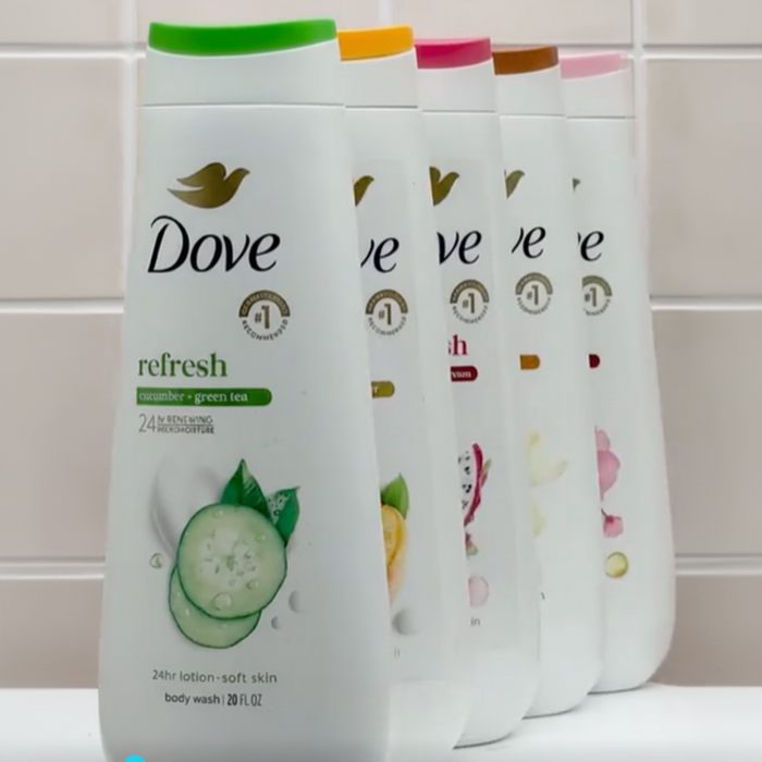 Dove assorted  Body Wash (3 pack)