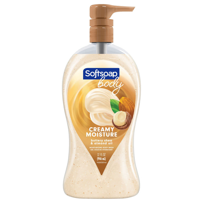Softsoap Moisturizing Body Wash, Shea and Almond Oil, Wholesale (2pack)