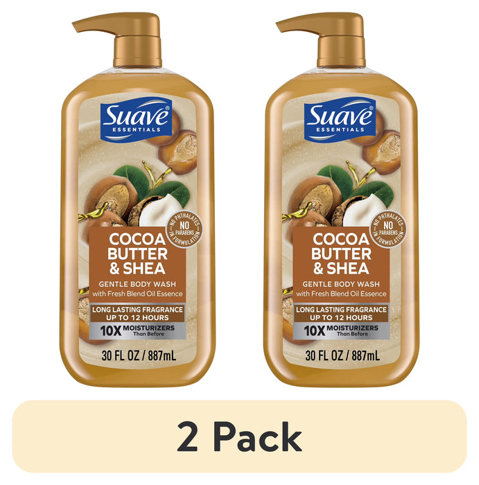 Suave Body Wash 2-pack (Milk Honey and Cocoa Butter Shea)