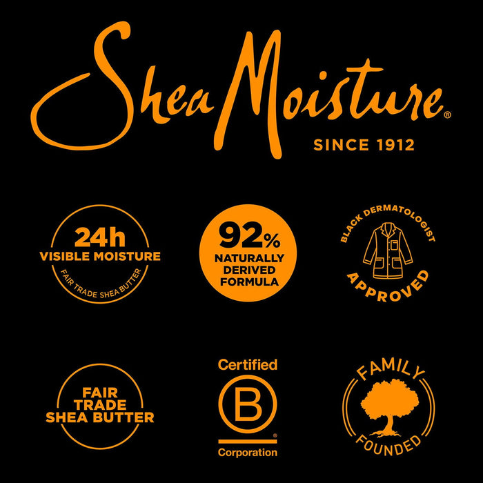 Shea Moisture African Black Soap  Body Wash, 2pk.