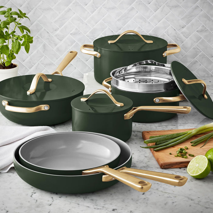 Member Mark 11 Piece Modern Ceramic Cookware Set