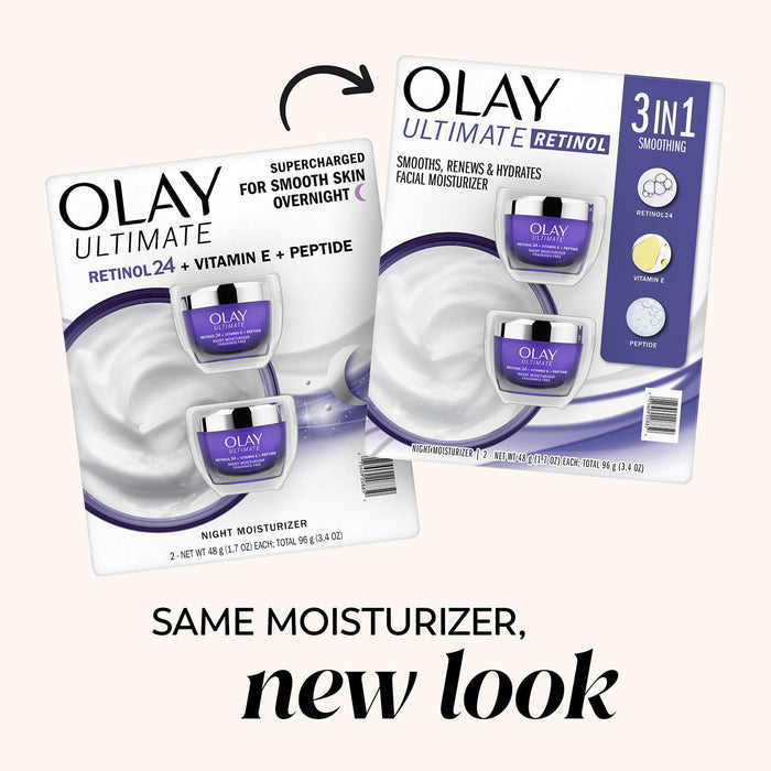 Olay Ultimate Night Moisturizer, 2 pk.