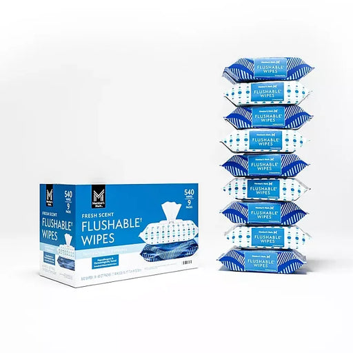 Adult Flushable Scented Wipes (60 Wipes/Pk. 9 Pk.) - ShopUSA - Kenya