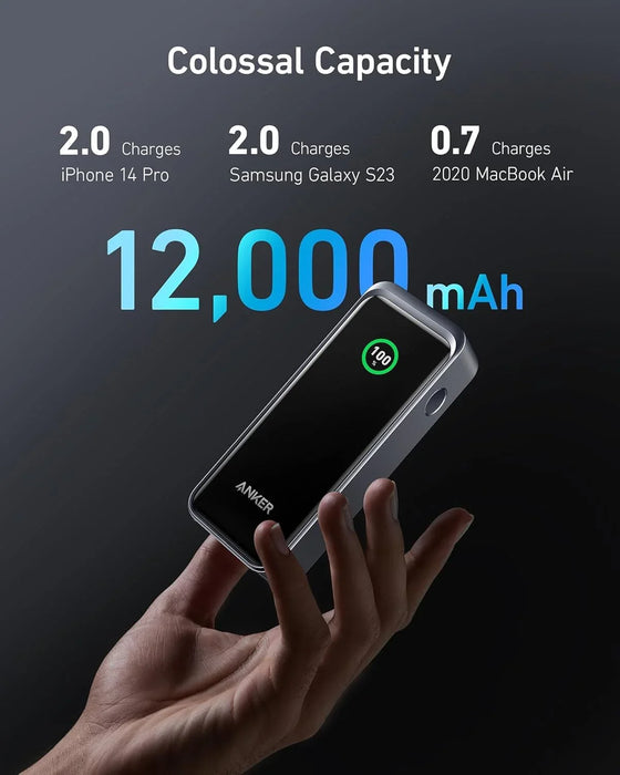 ANKER Prime Digital Display Power Bank 12,000mAh - ShopUSA - Kenya