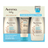 Aveeno Baby Wash and Shampoo in Kenya - 3 Pack With Lotion