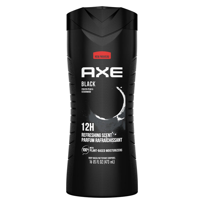 Axe Black Refreshing Daily Use Men's Body Wash, Frozen Pear & Cedarwood, 16 oz - ShopUSA - Kenya