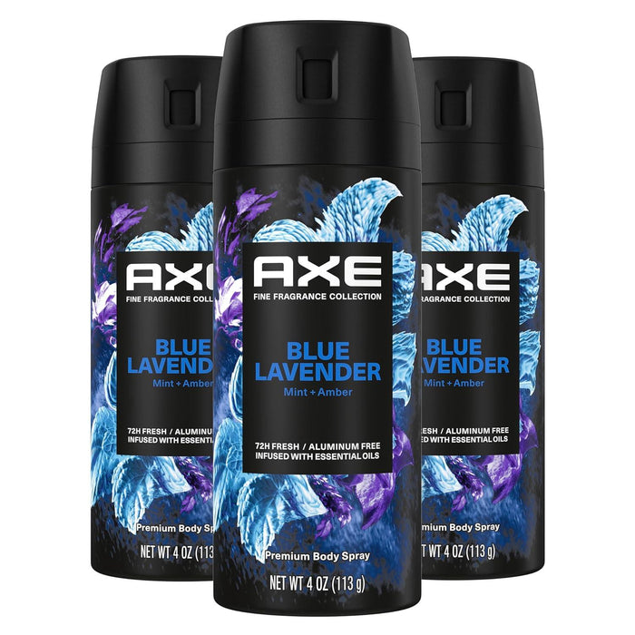 AXE Fine Fragrance Premium Deodorant Body Spray for Men, Blue Lavender - ShopUSA - Kenya