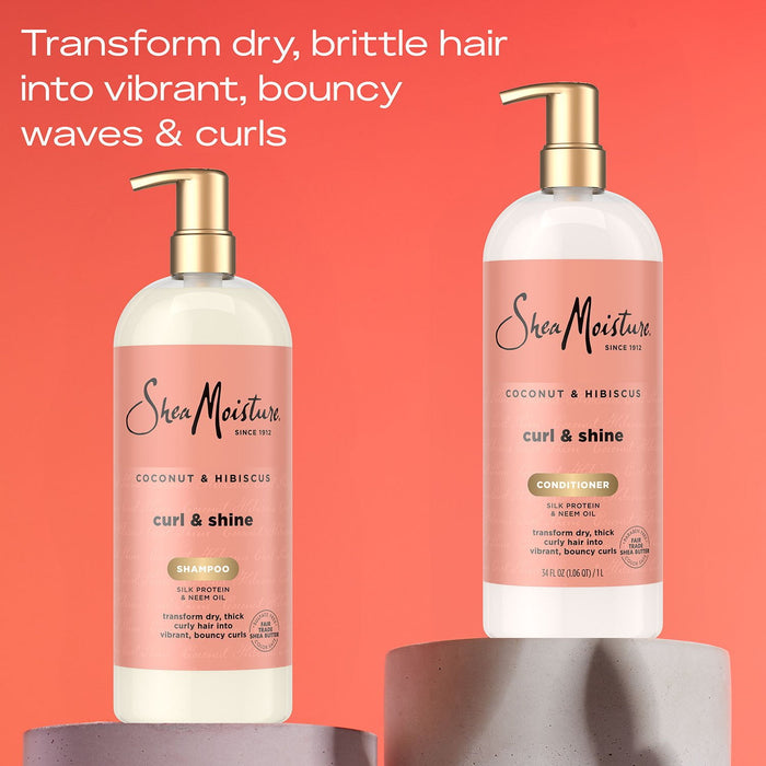 Shea Moisture Coconut Hibiscus Shampoo and conditioner (2pack)