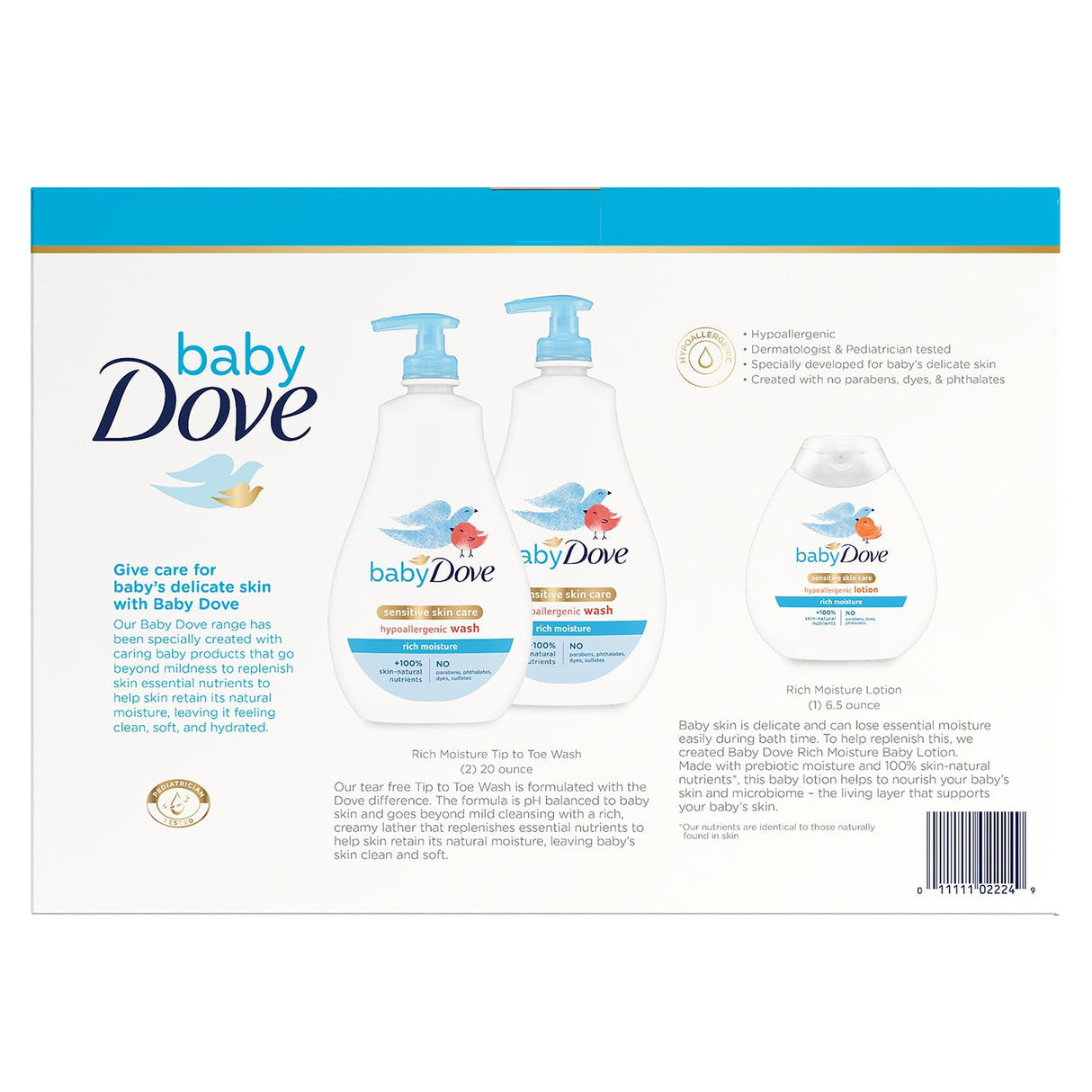 Baby Dove Wash and Lotion in Kenya - 3 Pack Gentle Care