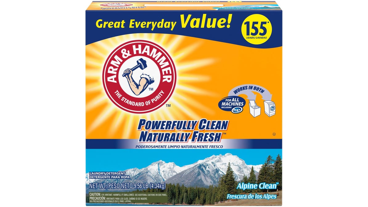 ARM & HAMMER  Natural Laundry  Baking soda (155 Loads)