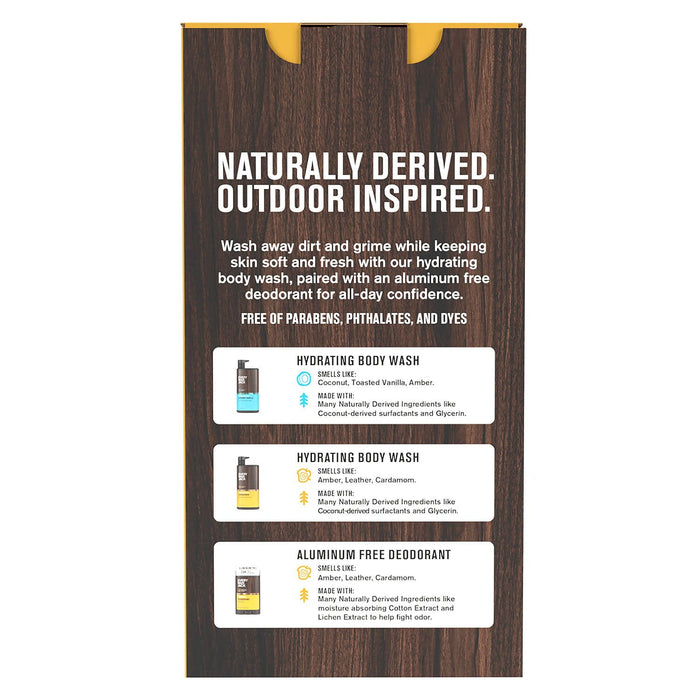 Every Man Jack Sandalwood & Coconut Vanilla Body Wash and Deodorant Kit