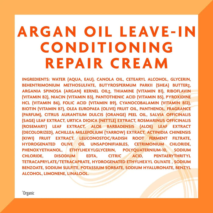 Cantu Argan Oil Leave in Conditioning Repair Cream - ShopUSA - Kenya