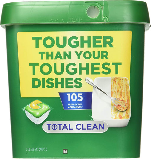 4Cascade Total Clean Dishwasher Detergent back side