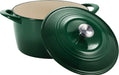Tramontina 7 Qt Enameled Cast Iron Dutch Oven, Basil - Front