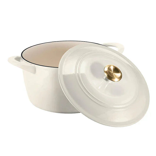 Tramontina 7 Qt Enameled Cast Iron Dutch Oven, Spruce - Detail 1