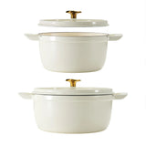 Tramontina 4 and 6 Quart Cast Iron Dutch Oven Set, Gun Metal - Detail 1