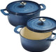 Tramontina 4 and 6 Quart Cast Iron Dutch Oven Set, Gun Metal - Detail 4
