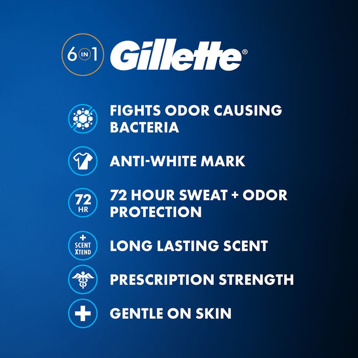 Gillette Cool Wave Clear Gel Men's Antiperspirant and Deodorant (5 pk.)