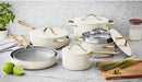 Member's Mark 11-Piece Modern Ceramic Cookware Set, Green - Detail 8