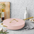 Member's Mark 5.5 Quart Jumbo Ceramic Nonstick Pan, White - Detail 1
