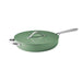 Member's Mark 5.5 Quart Jumbo Ceramic Nonstick Pan, Sage - Front