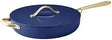 Member's Mark 5.5 Quart Jumbo Ceramic Nonstick Pan, Blue - Front