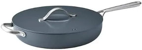 Member's Mark 5.5 Quart Jumbo Ceramic Nonstick Pan, Grey - Front